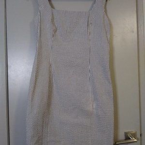 Vntg Spiegel Seersucker Sheath Dress